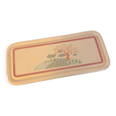 Plat à gâteau en porcelaine motif hivernal