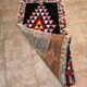 Handmade Moroccan Berber rug: Small model in cream Beni Ouarain wool