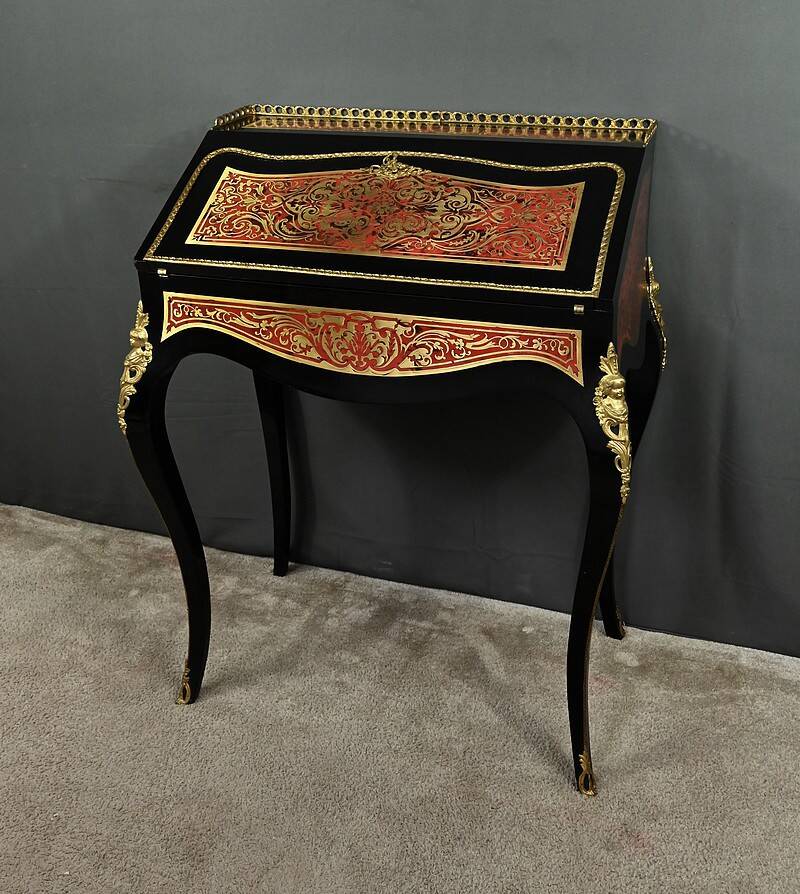 Lady's desk in Boulle marquetry, Napoleon III – Mid-19th century