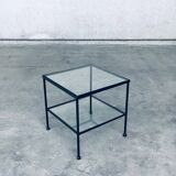 Minimalist Design Two-Tier Low Side Table, Belgium, 1960s
