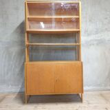 Mid century wall shelf bookcase by František Jirák for Tatra nábytok, 1960´s