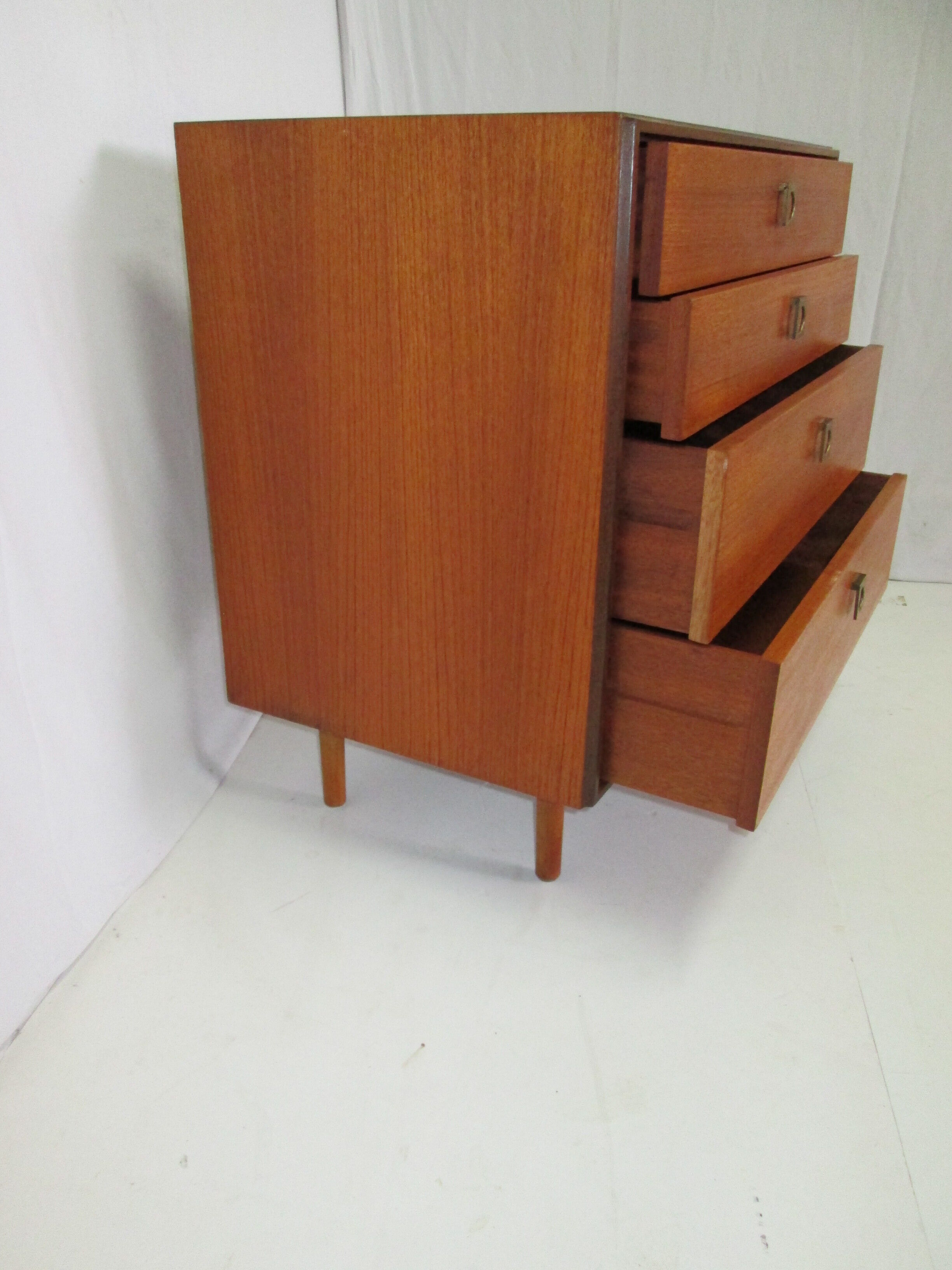 Vintage teak chest of drawers