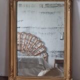 Antique rectangular mirror with moldings 103 x 68