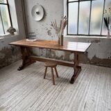Monastery-style farmhouse table, pine, 210cm