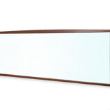 Miroir scandinave horizontal en palissandre de Rio 139x47cm