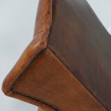 Vintage Dutch Cognac Colored Leather Vintage Dutch Cognac Colored Leather Club ChairClub Chair