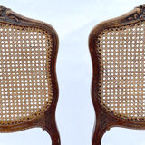 Pair of chairs canned