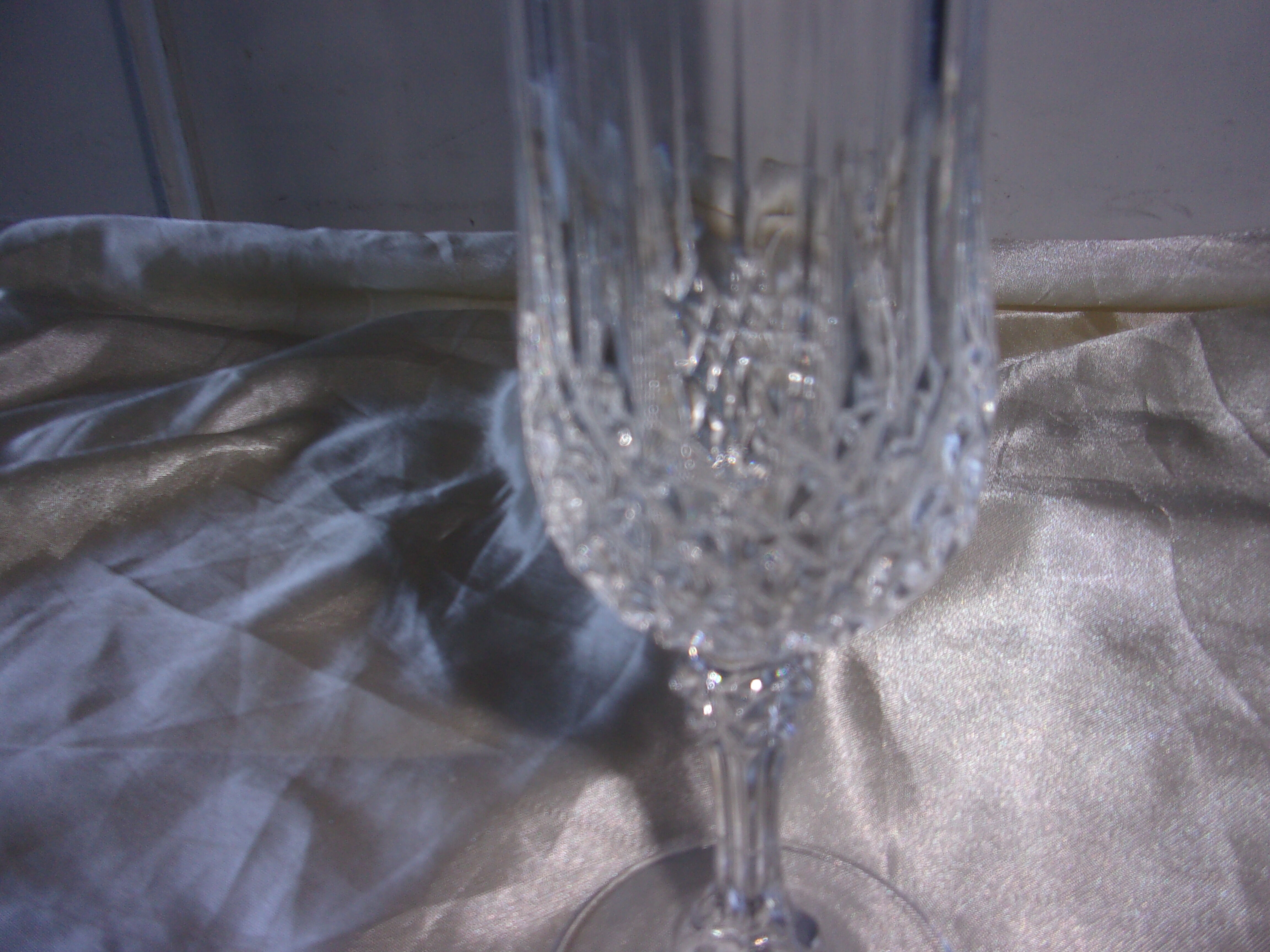 Lot of 9 champagne flutes