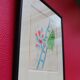 Framed lithograph (The Ladder, 1957) by Marc Chagall