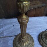 2 feet of lamp in fine bronze 19 th