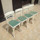 Ensemble de 4 chaises bistrot anciennes des années 50