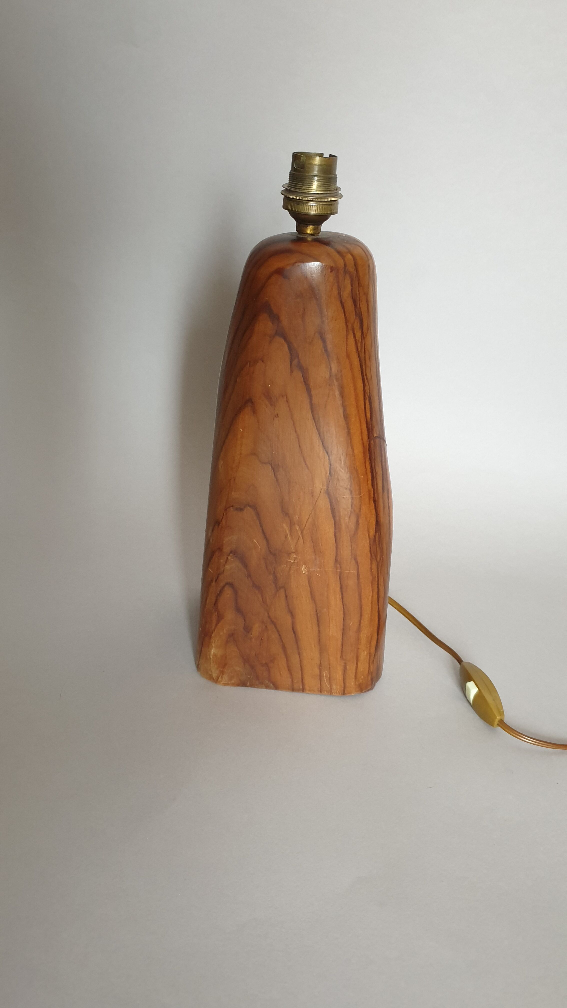 Vintage brutalist table lamp