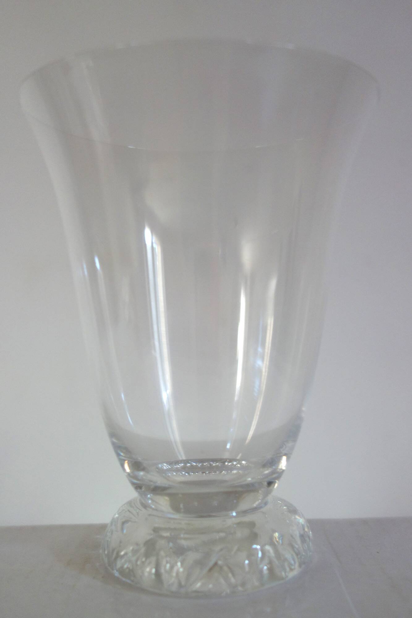 6 verres à eau Daum modèle Kim milieu XXème
