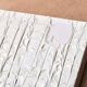 Small minimalist painting, textured white by Vincent Dufresne.