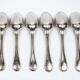 12 Christofle table settings monogrammed LG - CC hallmark - Late 19th century