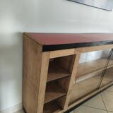 Solid wood cobbler's display case