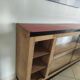 Vitrine de sabotier en bois massif