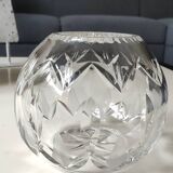 Vintage Nachtmann Spherical Vase. Crystal. Dimensions: 13 x 15 cm