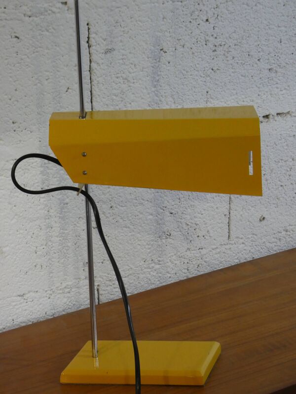 Lampe de bureau du designer Tchèque Josef Hurka édité par Lidokov dans les années 70