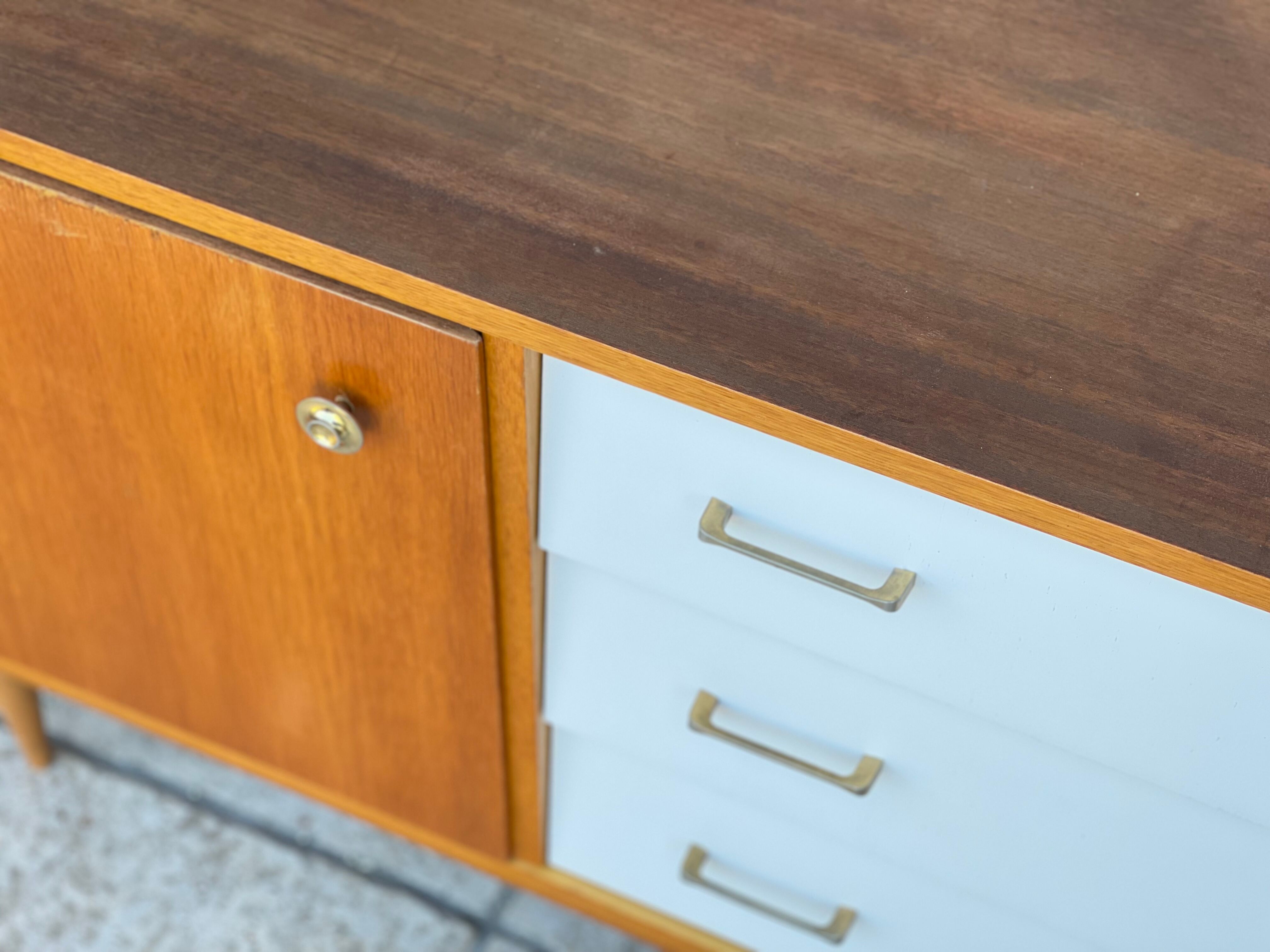 Vintage oak row 1960