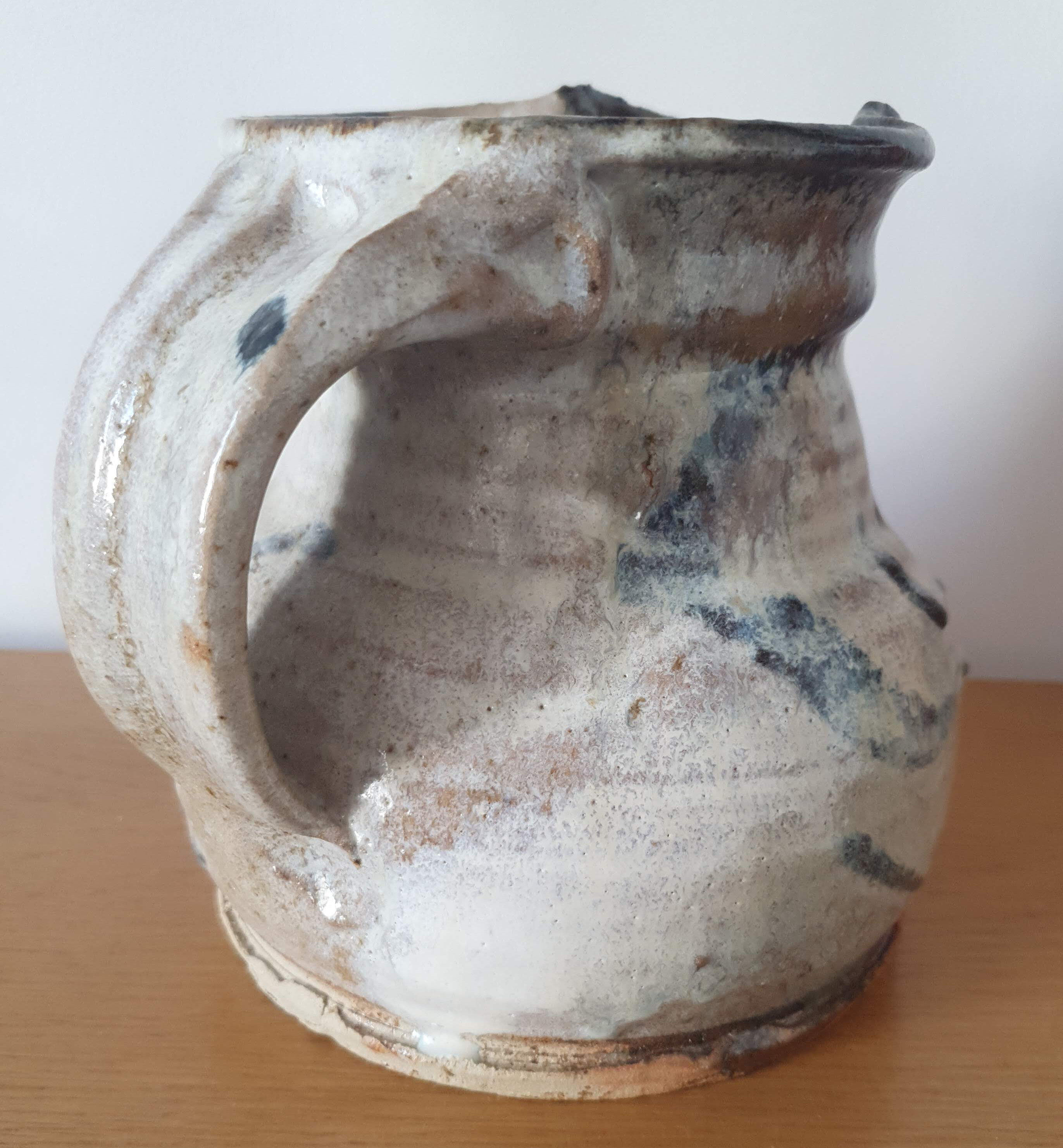 Ceramic pitcher by Anne Kjaersgaard La Borne