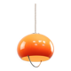 Space Age Orange Jolly Pendant Lamp from Guzzini, 1960s