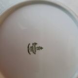 Set of 6 Bavarian porcelain flat plates Germany Winterling forget-me-not decor.