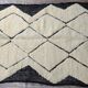 Traditional handmade wool rug, size 1.4/2.6 m.