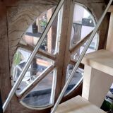 Vintage round ox eye window