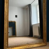 Old mirror 148.5cm/115.5cm mercury glass