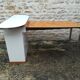 table murale modulable ou rétractable en formica