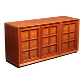 Buffet brutaliste italien par Caccia alla Volpe pour Linea Arredo