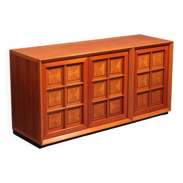 Buffet brutaliste italien par Caccia alla Volpe pour Linea Arredo