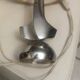 Chrome-plated metal lamp circa 1970