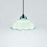 Opal glass pendant light