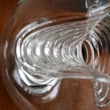 Peill & Putzler "wave" suspension, glass and chrome from the 60s/70s.