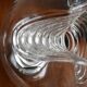 Peill & Putzler "wave" suspension, glass and chrome from the 60s/70s.
