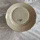 Plate flat flowered sarreguemine numbered