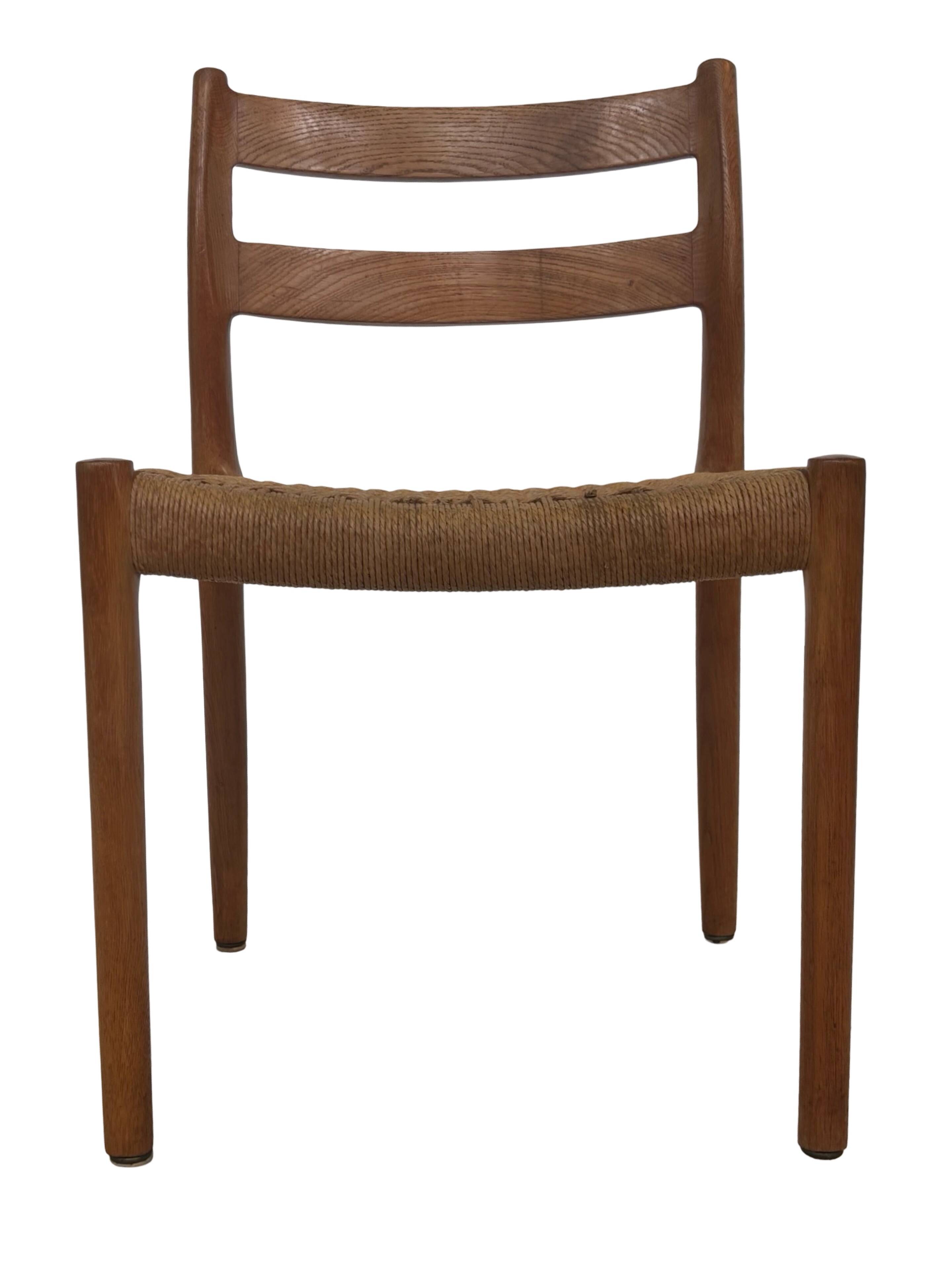 Mid Century Niels O Moller Chair model 84 Danish Design