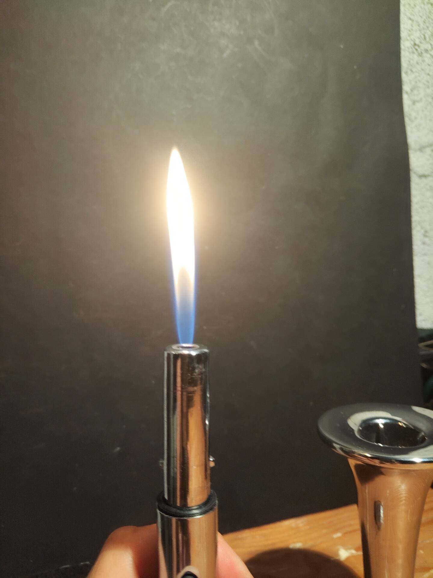 FOCO candlestick with integrated lighter – Profilo Design Italy, 2003