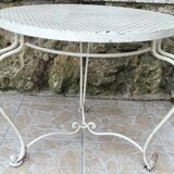 Metal garden table