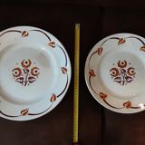 2 anciens  plats creux Badonviller