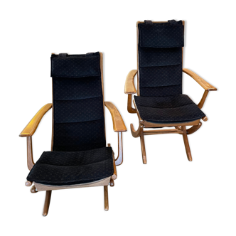 Pair of Scandinavian armchairs