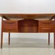 Teak Desk By Gunner Nielsen For Tibergaard