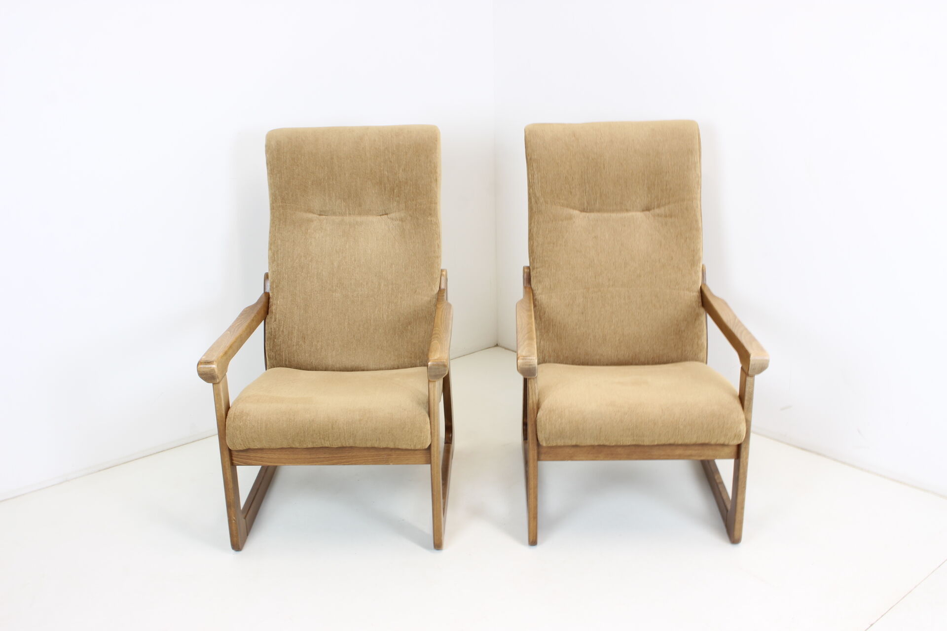 1990s Pair Armchairs, Czechoslovakia