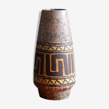 Strehla Vase céramique allemande des années 60