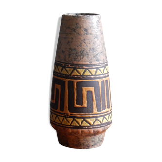 Strehla German ceramic vase from the 60s