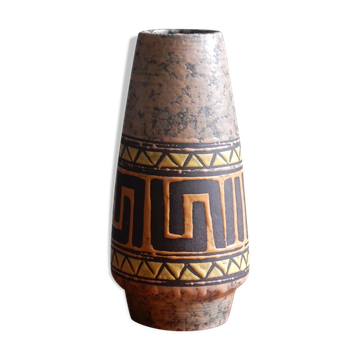 Strehla German ceramic vase from the 60s