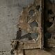 Folk art, Louis XVI style gilded mirror, 18th century