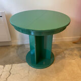 Lacquered round table